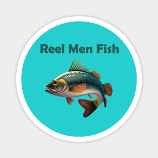 Reel Men Fish Magnet